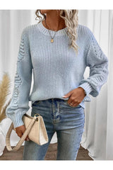كنزة AQE FASHION لون أزرق