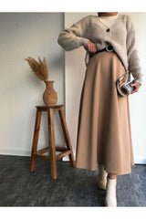 تنورة CNG MODA لون بني