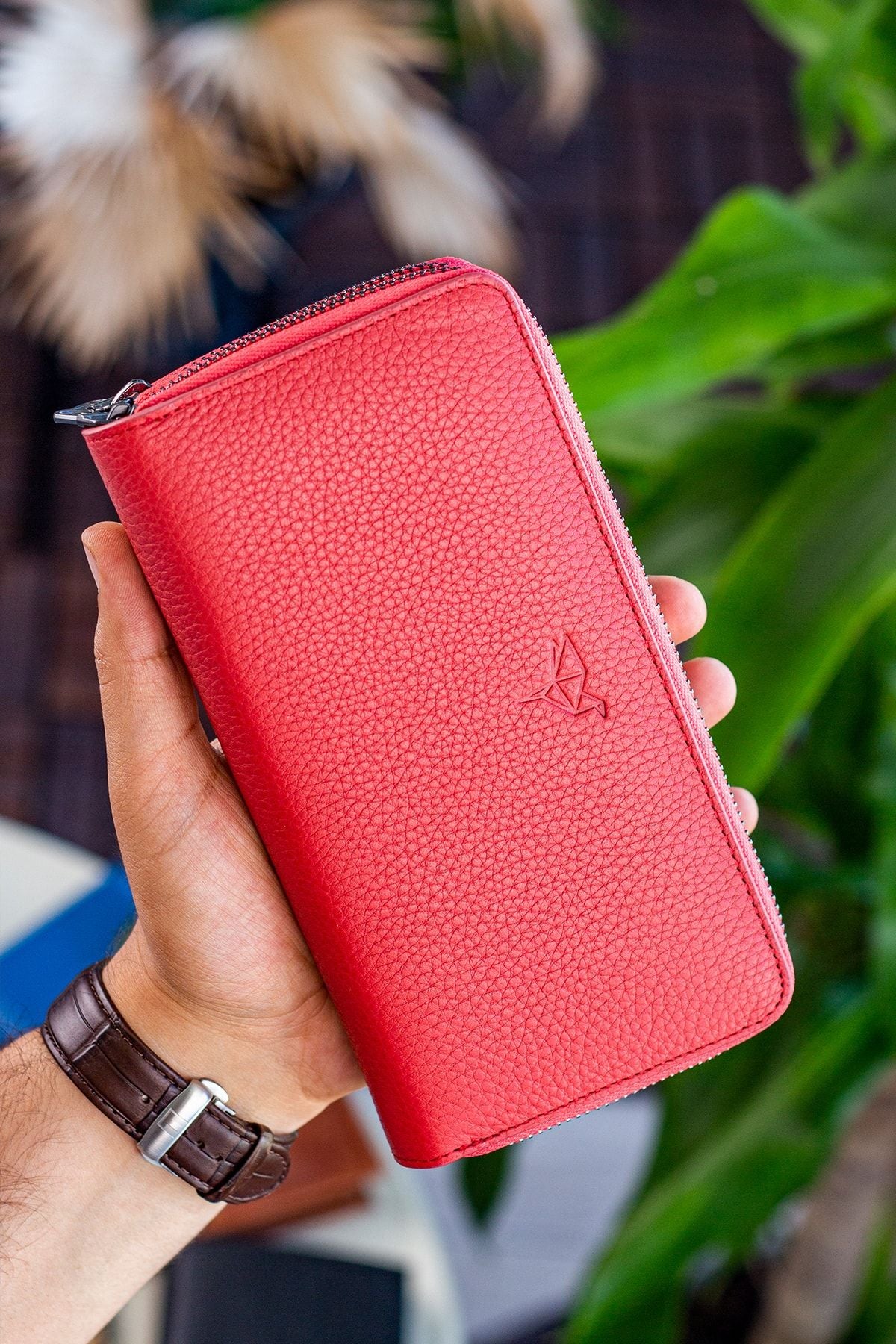 محفظة Garbalia لون زهري