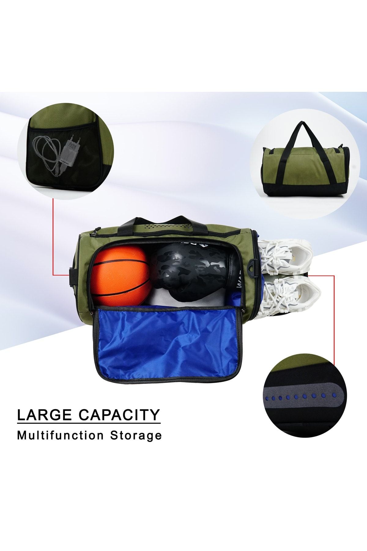 حقيبة رياضية Solo Bag لون كاكي