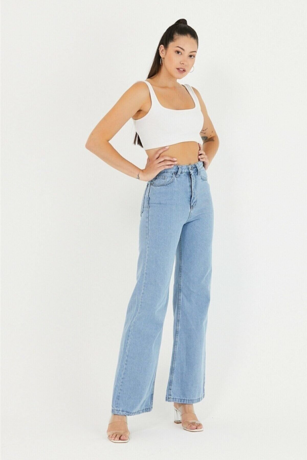 جينز Livik لون أزرق