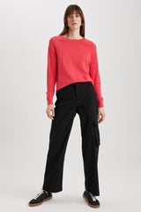 كنزة Defacto لون أحمر