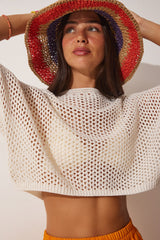 بلوزة Happiness İstanbul لون بيج