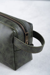 حقيبة يد dk leather لون أخضر