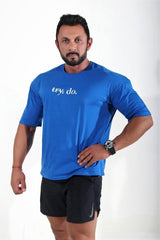 تيشيرت GYMNASIUM WEAR لون أزرق