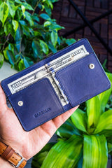 محفظة Garbalia لون أزرق غامق