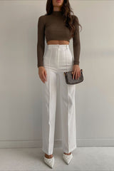 جينز Livik لون أبيض