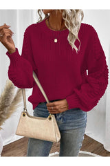 كنزة AQE FASHION لون زهري