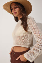 بلوزة Happiness İstanbul لون بيج