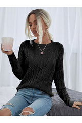 كنزة AQE FASHION لون أسود