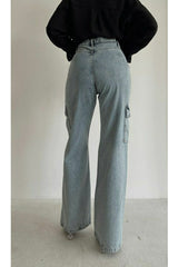 جينز Livik لون أزرق