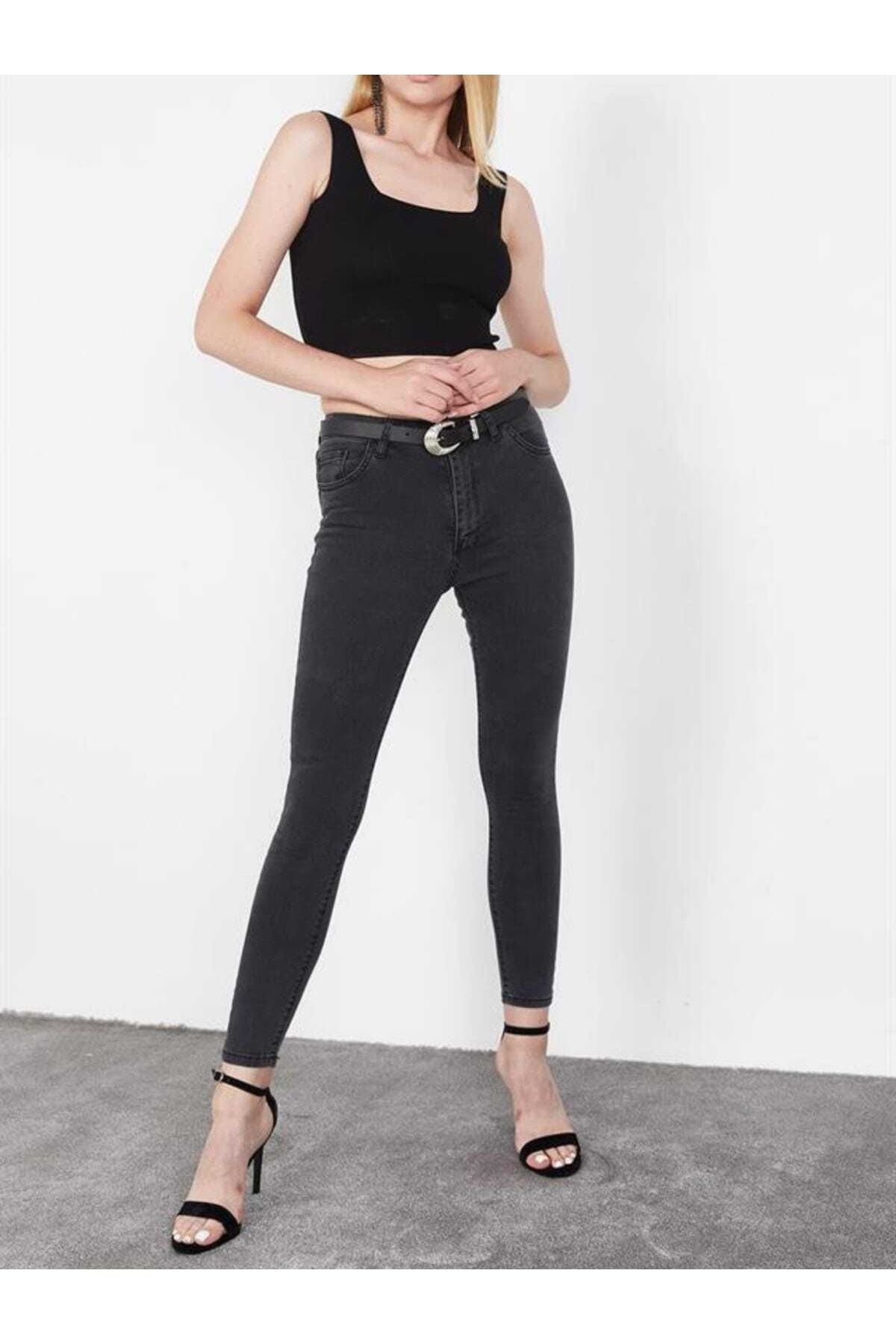 جينز geenz manifacture لون رمادي