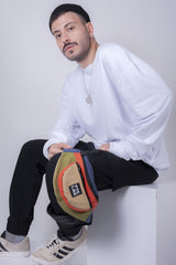 حقيبة خصر Vatkalimon لون أبيض