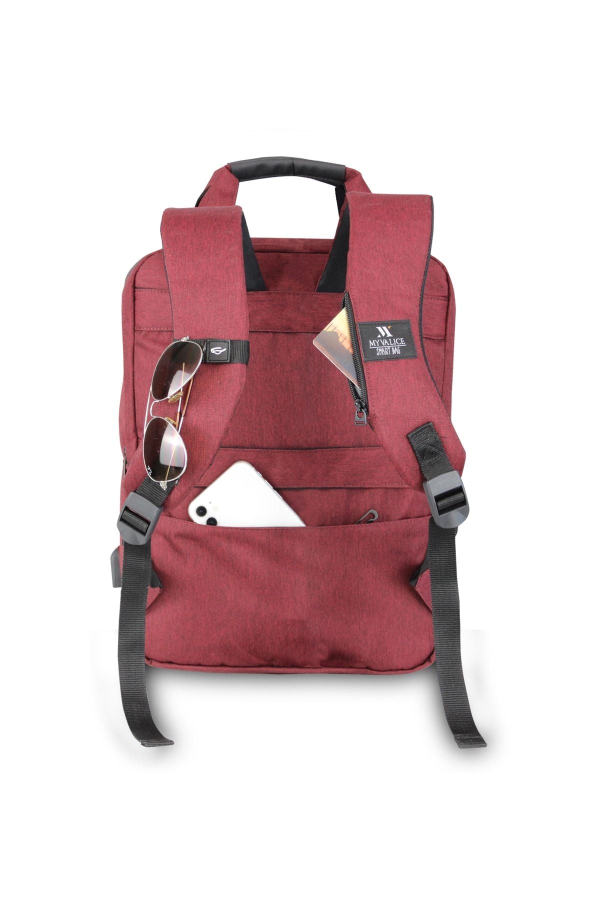 حقيبة كتف My Valice لون بوردو