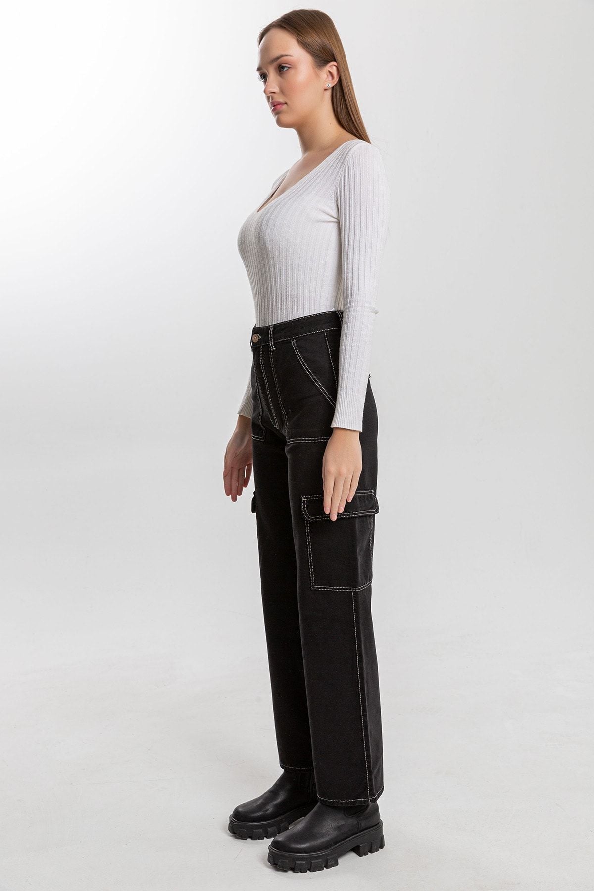 جينز Darkly Jeans لون أسود