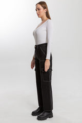 جينز Darkly Jeans لون أسود