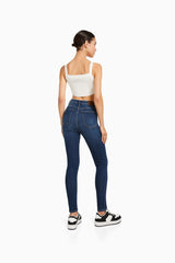 جينز Bershka لون أزرق