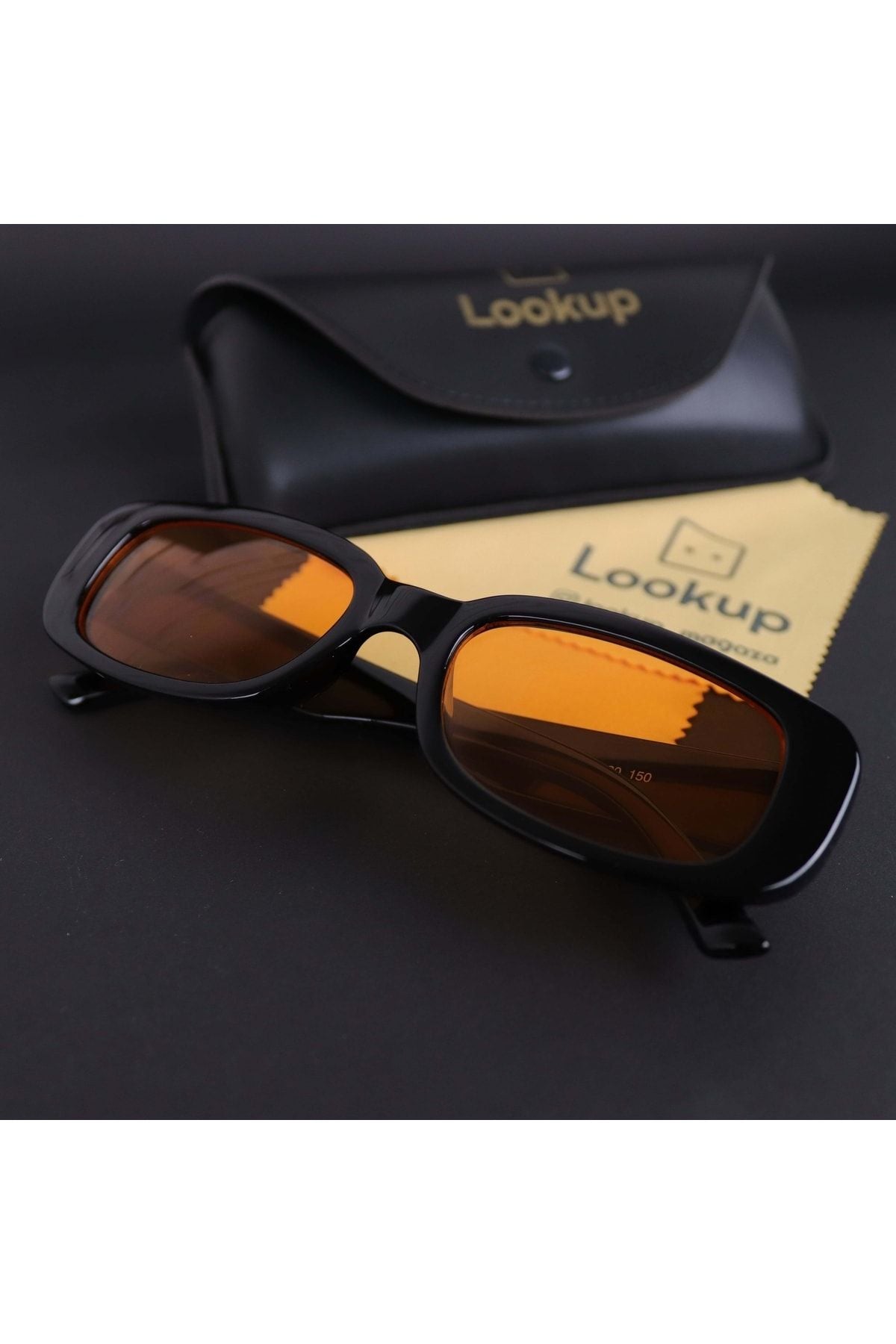 نظارة شمسية LOOKUP لون برتقالي