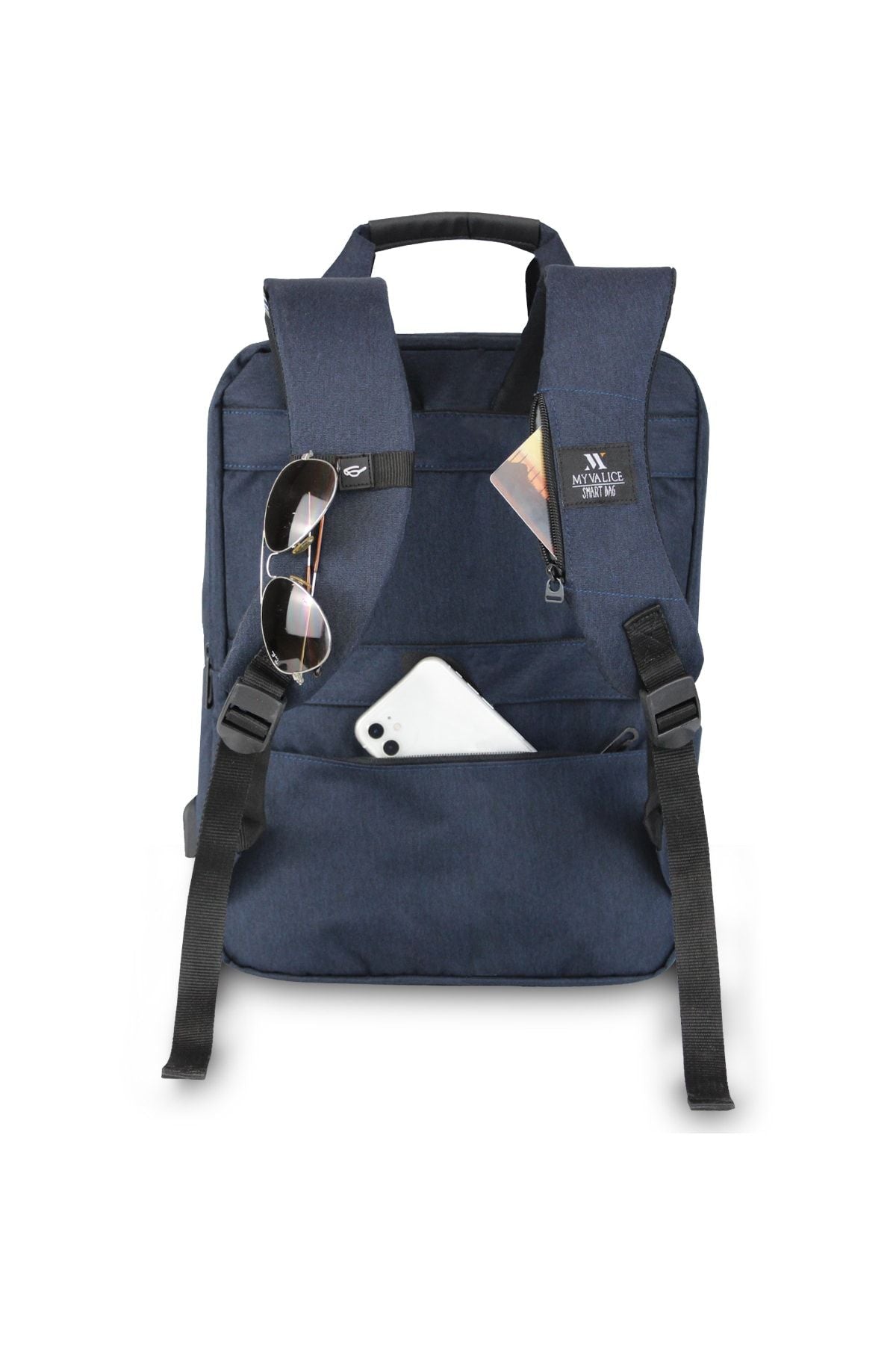 حقيبة كتف My Valice لون أزرق غامق