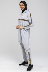 طقم رياضي CNG MODA لون رمادي