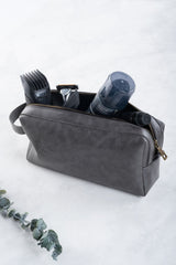 حقيبة يد dk leather لون رمادي