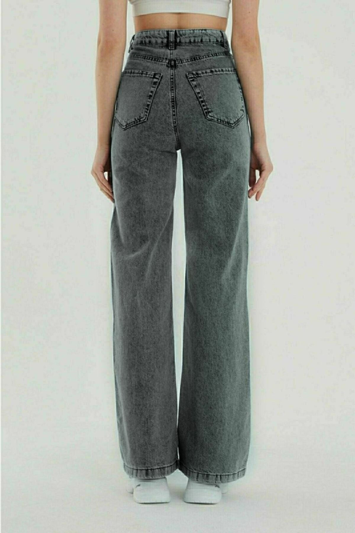 جينز Livik لون رمادي