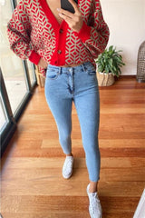 جينز Ramrod لون أزرق