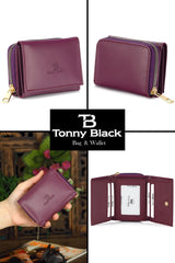 محفظة Tonny Black لون بنفسجي