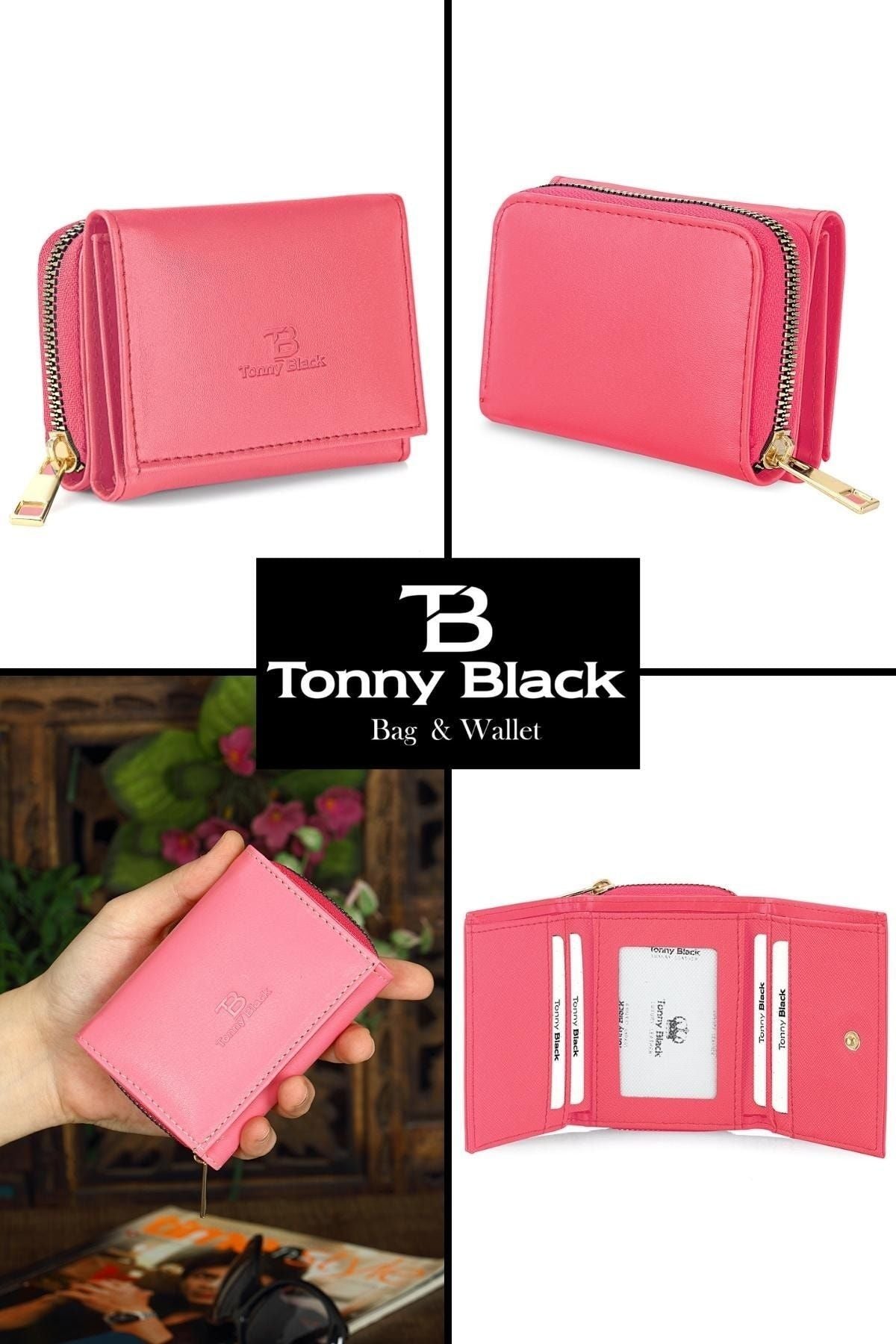محفظة Tonny Black لون زهري