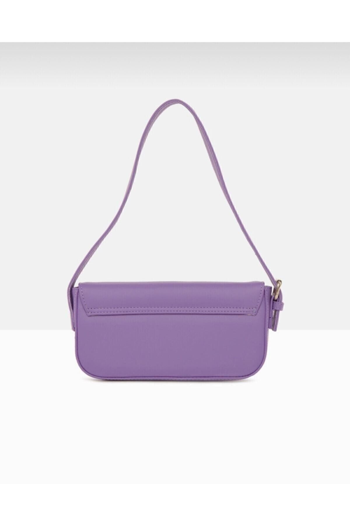حقيبة كتف bag&more لون بنفسجي