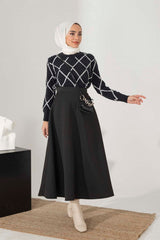 تنورة CNG MODA لون أسود