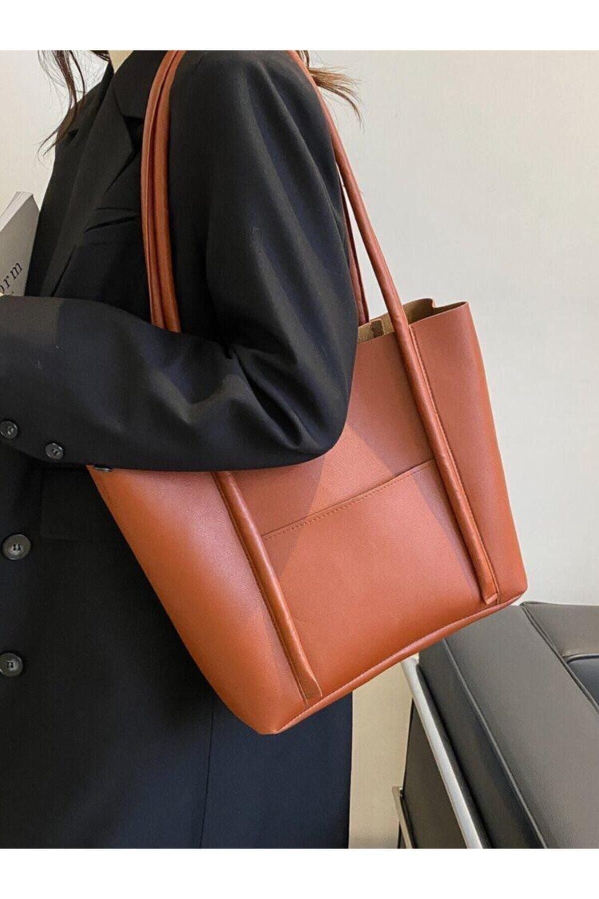 حقيبة كتف Katusa لون بني
