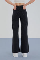 جينز MAKRAS EXCLUSIVE لون أسود