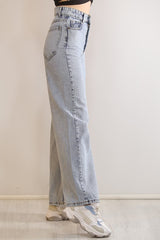 جينز MAKRAS EXCLUSIVE لون أزرق