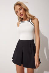 بلوزة Happiness İstanbul لون أبيض