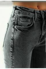 جينز Livik لون رمادي