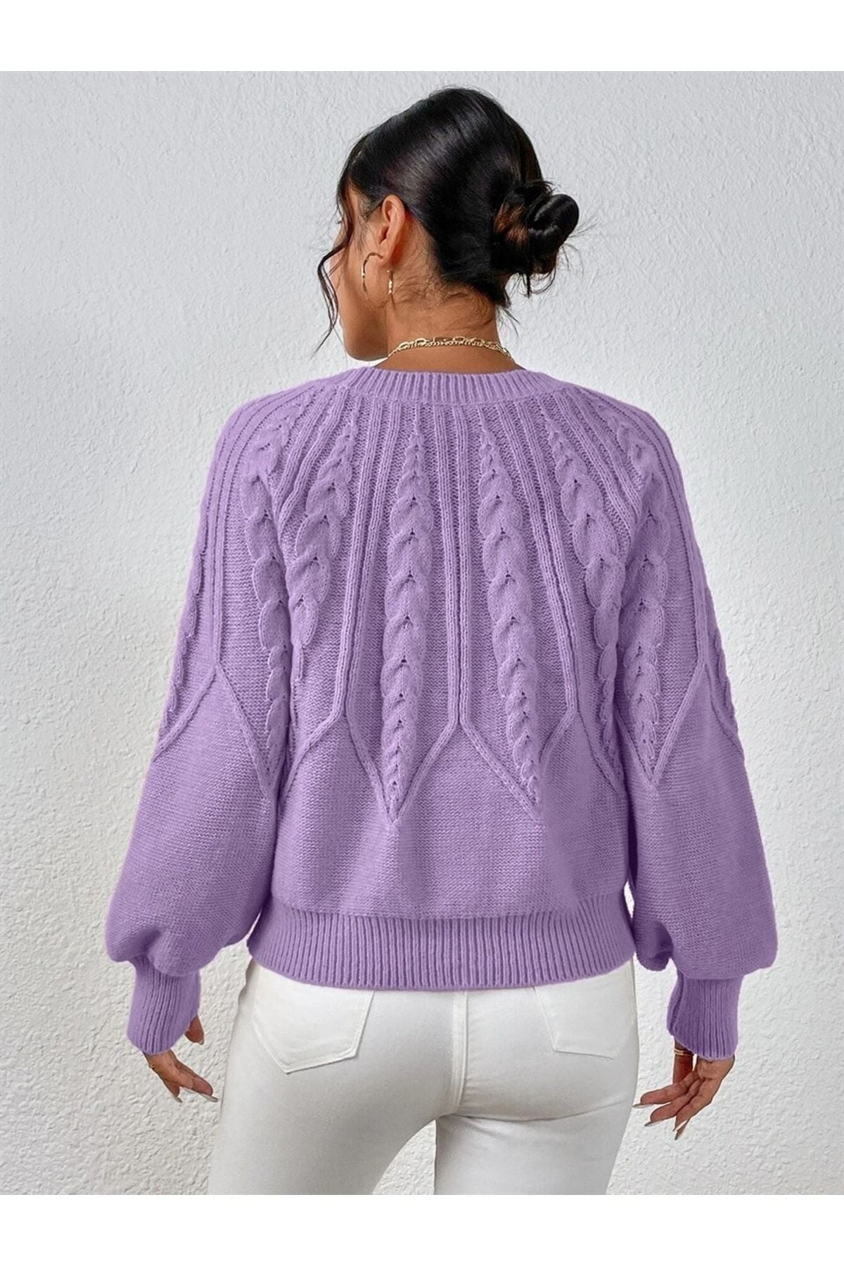 كنزة AQE FASHION لون بنفسجي