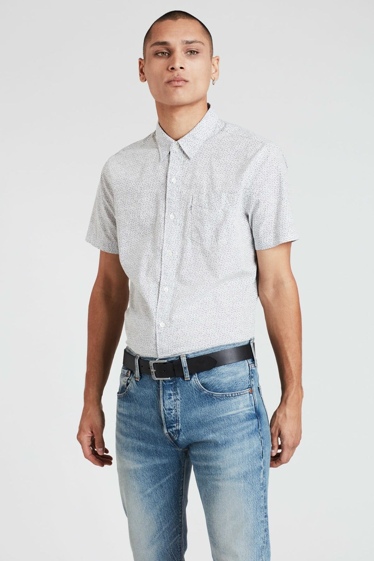 حزام Levi's لون برتقالي