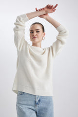 كنزة Defacto لون بيج فاتح