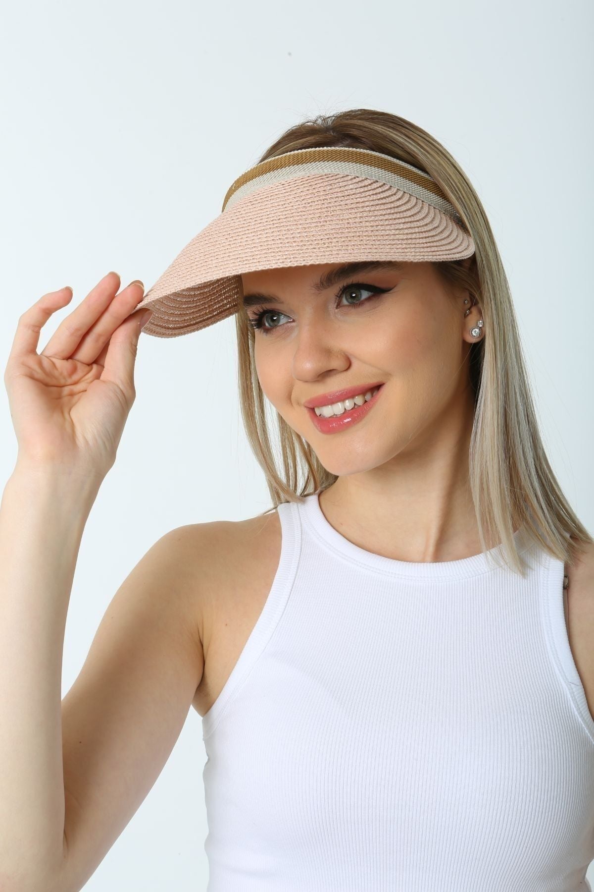 قبعة Luminos Butik لون زهري