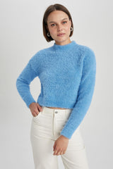 كنزة Defacto لون أزرق