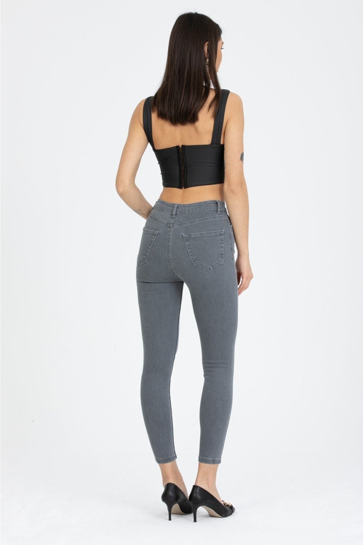 جينز Ramrod لون رمادي