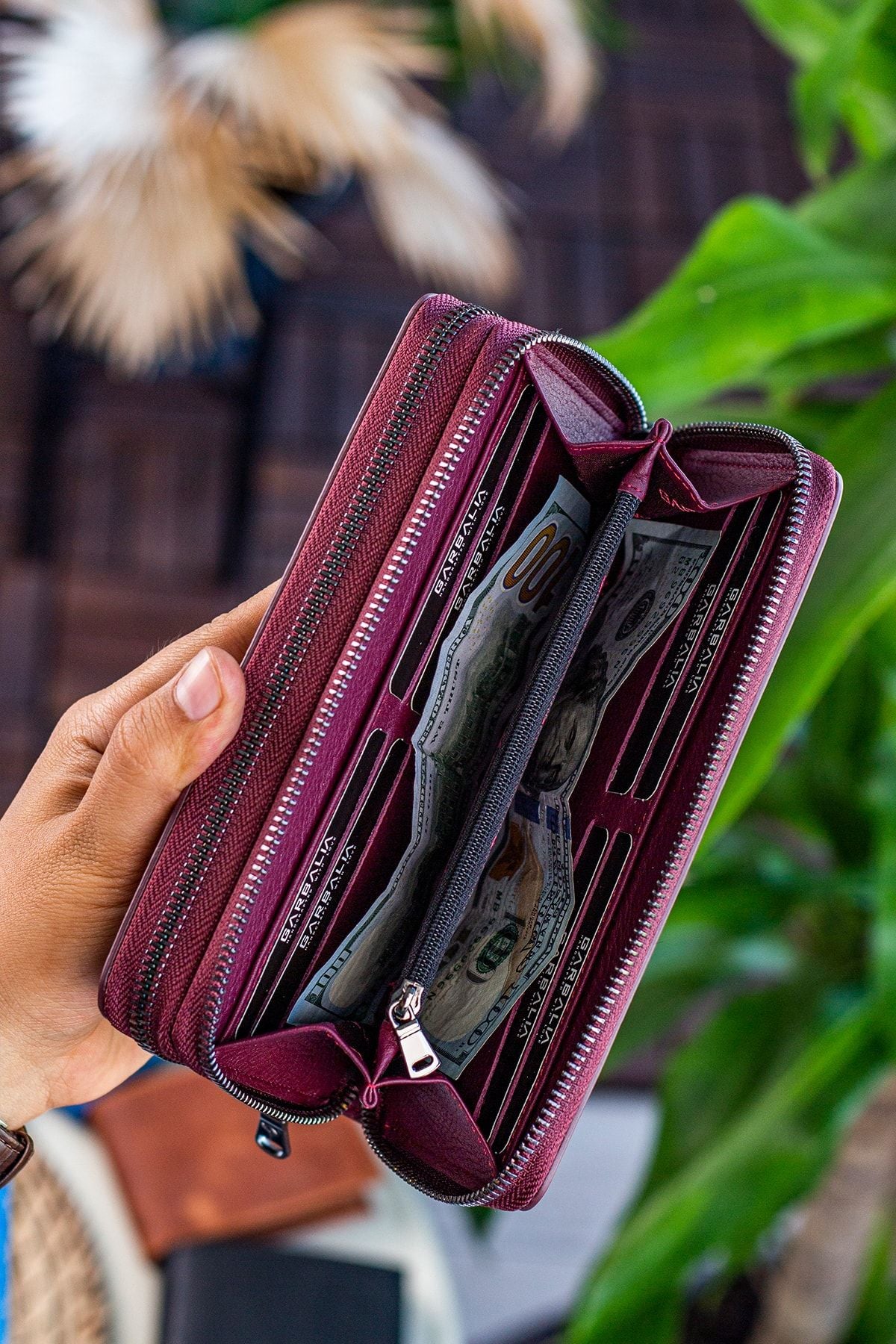 محفظة Garbalia لون بوردو