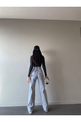 جينز LAMİRAMOOD لون أزرق