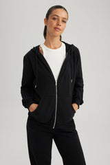 جاكيت خفيف Defacto لون أسود