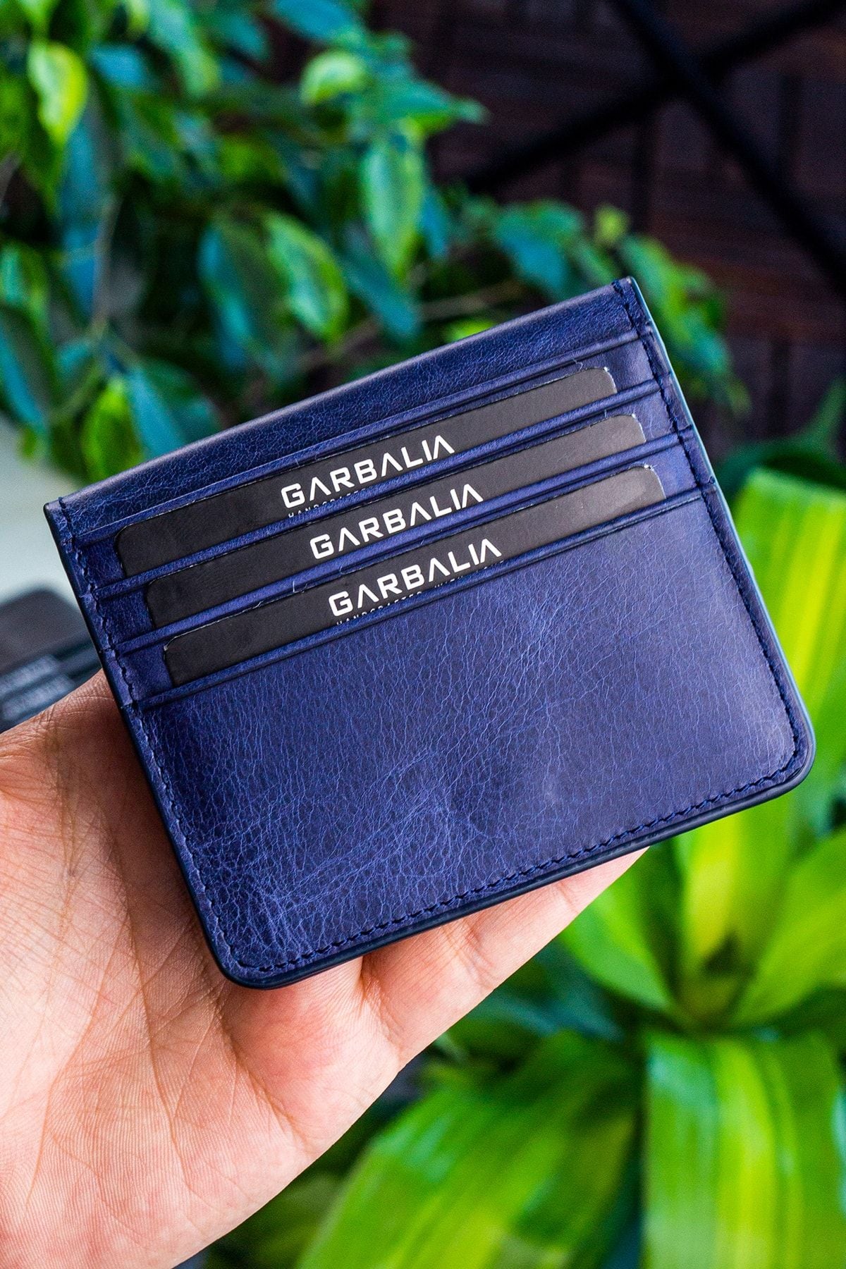 محفظة Garbalia لون أزرق غامق