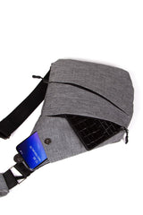 حقيبة خصر Newish لون رمادي