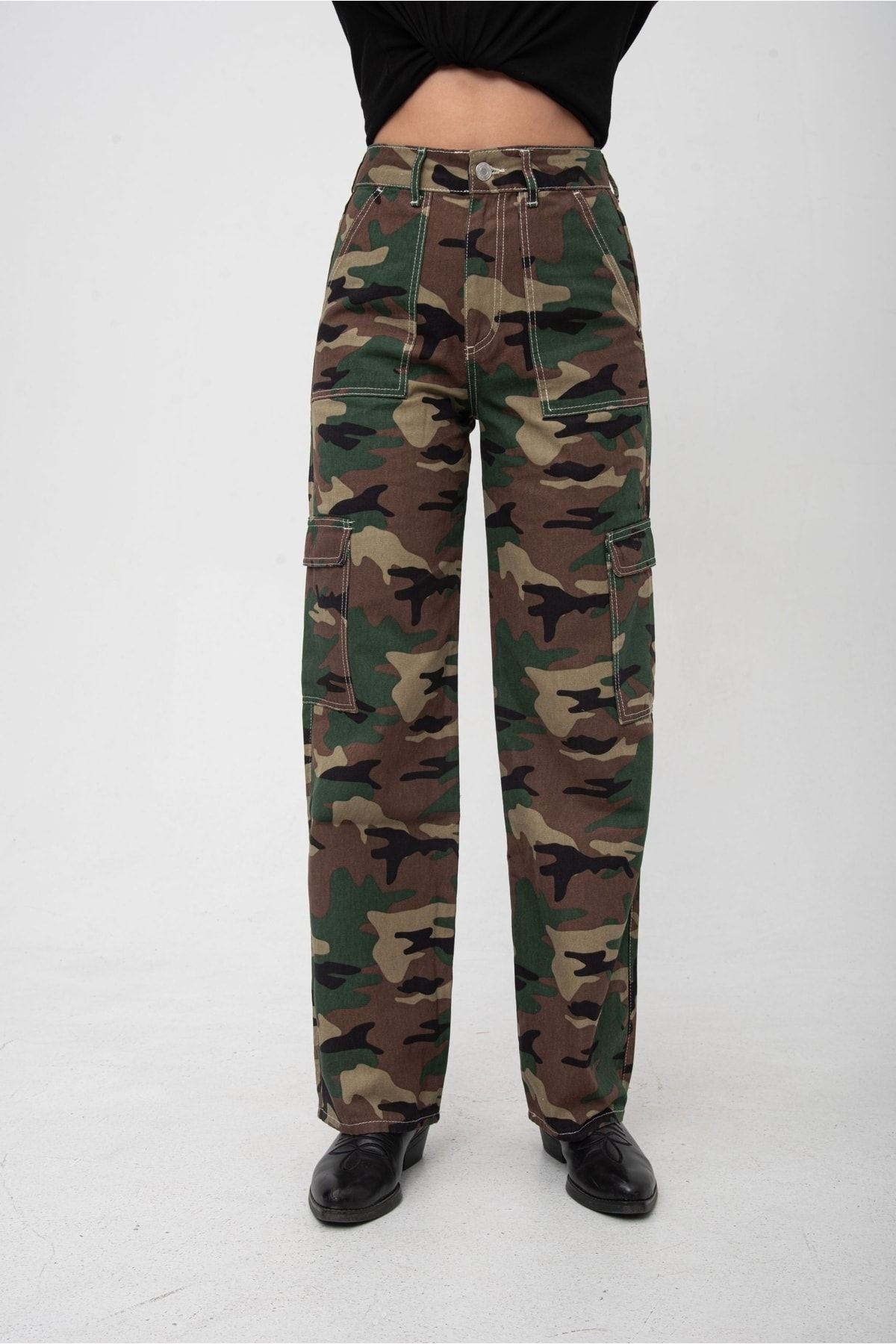 جينز Darkly Jeans لون بني