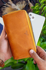 محفظة Garbalia لون أصفر