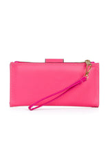 محفظة NEWISH POLO ACCESSORIES لون زهري